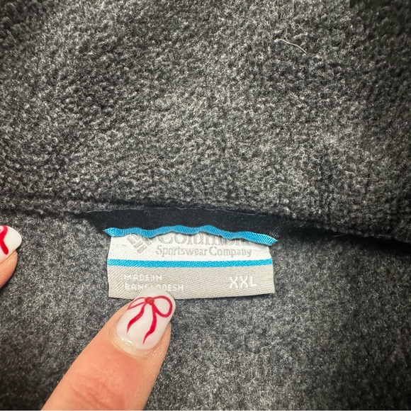 Columbia Grey Fleece Vest Size XXL - Picture 5 of 7